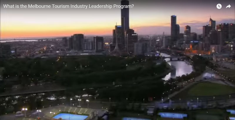 City landscape in a sunset