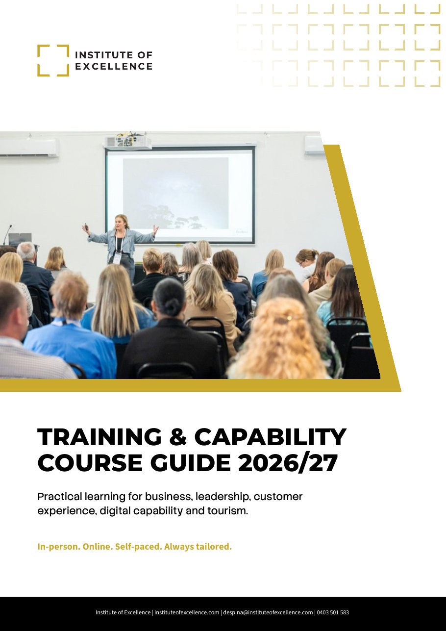 Cover of the Training and Capability Course Guide 2026/27