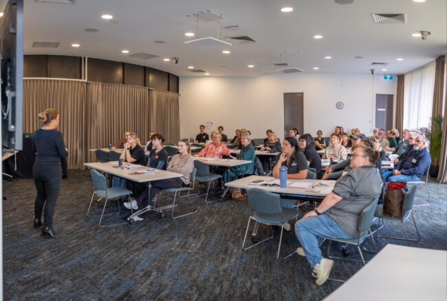 Despina Karatzias facilitating an Institute of Excellence workshop for small business owners in Australia