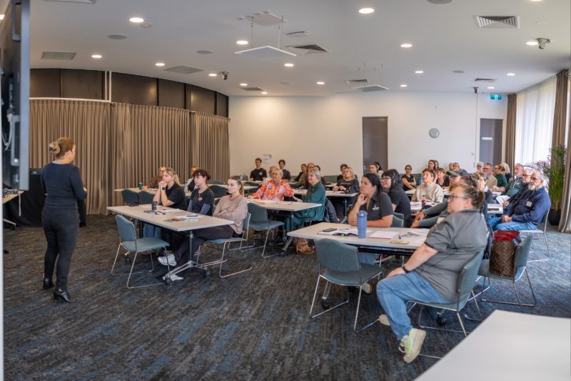 Despina Karatzias facilitating an Institute of Excellence workshop for small business owners in Australia